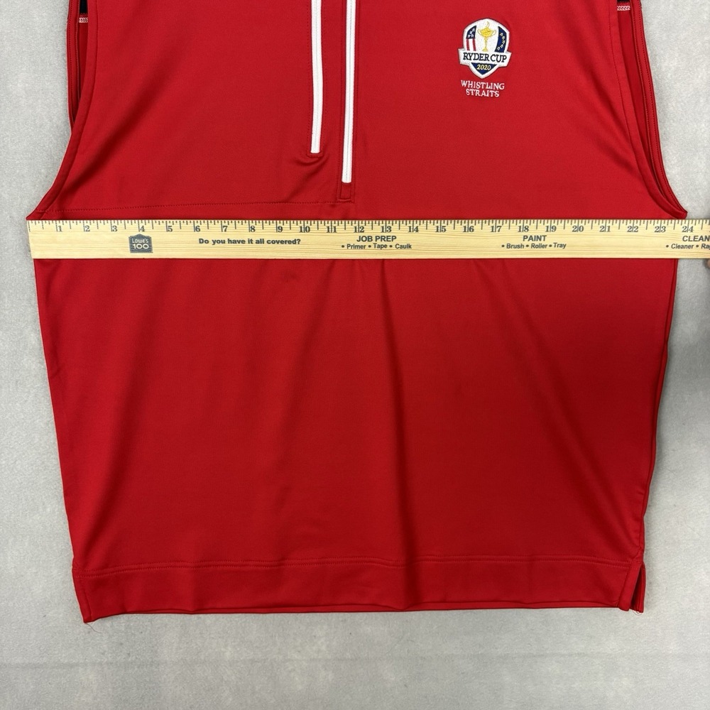 FootJoy Golf Vest Mens XL Red Blue Ryder Cup Whistling Straits 2020 Gilet - Picture 4 of 10